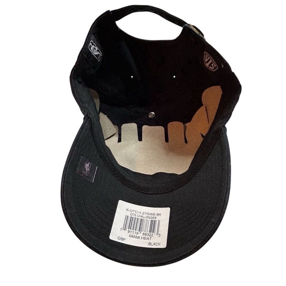 OTS Miami Heat 'Black Adjustable Hat - Picture 3 of 11